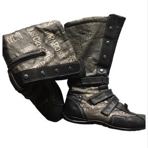 Just cavalli leather boots size 39